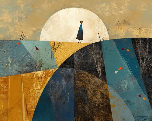 Abstrakte Landschaft | Einsame Gipfel Mystery