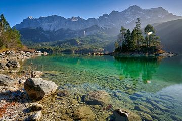 Le lac Eibsee sur Einhorn Fotografie