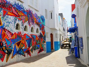 Die Straßen von Asilah von Mariska Jumelet-Boom