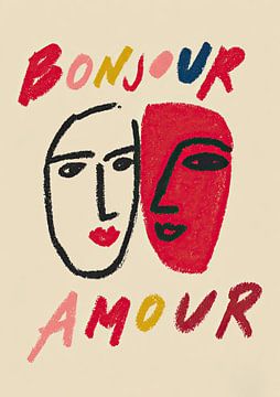 Bonjour Amour – Expressive Linien & Farben von Niklas Maximilian