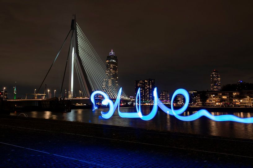 Light Painting Rotterdam by Lydia Hoogland