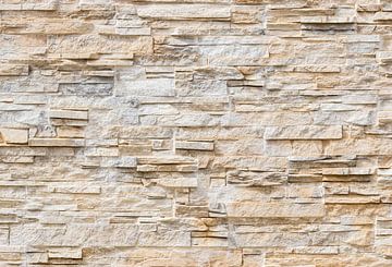 Gros plan d'une texture d'arrière-plan de carreaux de mur en pierre moderne sur Alex Winter