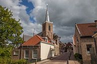 Kerk aan de dorpsstraat in Moordrecht, Nederland van Joost Adriaanse thumbnail