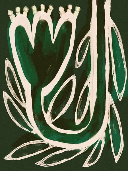 Upwards (Green) by Treechild
