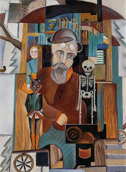 Jindřich Štyrský, Poppenspeler, 1921 van Atelier Liesjes