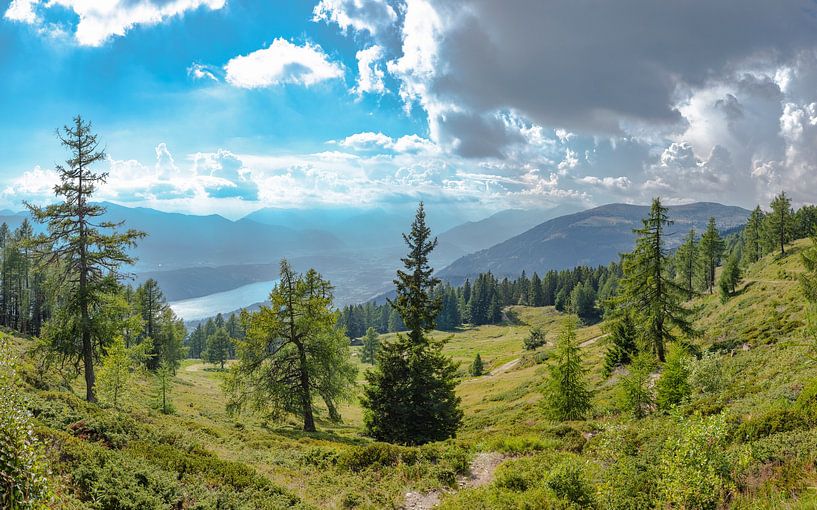 Vue du lac Milstätter, Millstatt - Grantsch, Carinthie - Carinthie, Autriche par Rene van der Meer