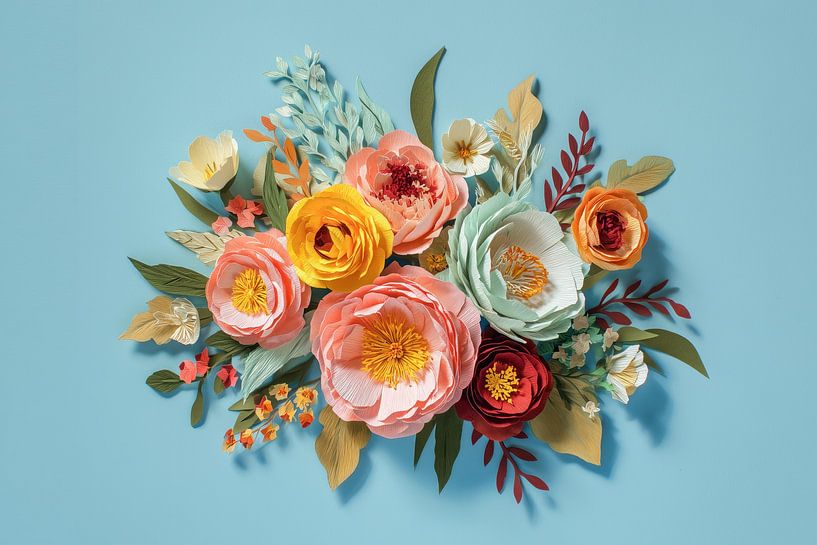 Paper Flower Splendour by Thea