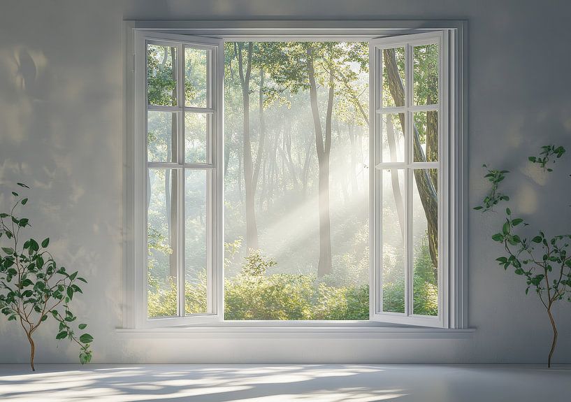 forest view from the living room by Egon Zitter