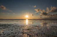 Beautiful sunset over the Wadden Sea by Patrick Verhoef thumbnail