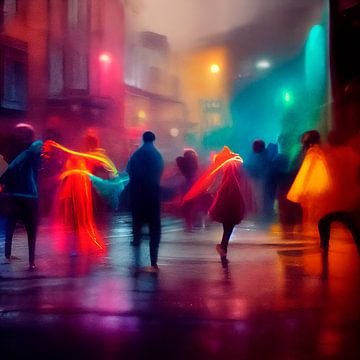 Dansend in de straten tijdens een zwoele zomernacht. Deel 13 van Maarten Knops