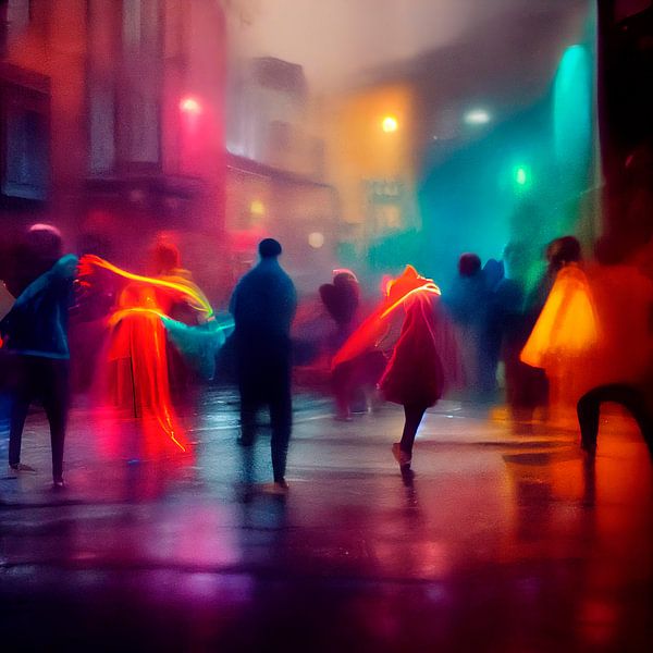 Dancing in the streets during a balmy summer night. Part 13 by Maarten Knops