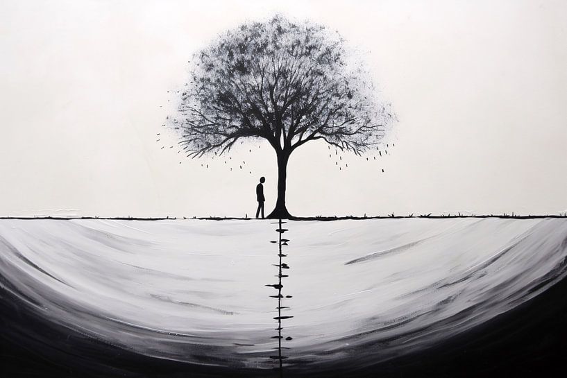 Arbre au crépuscule par Art & Soul Creations