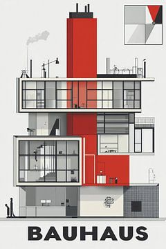 bauhaus design artwork by Franka Poulain