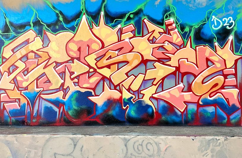Wild Style Wall von Dmitri Demetrius