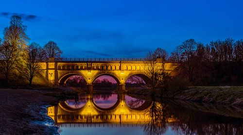 The 3 arch bridge over the Stever