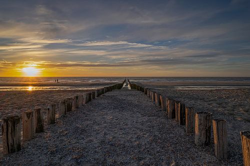 Zonsondergang in Domburg, Zeeland