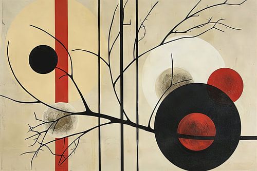 Op de natuur geïnspireerde abstractie