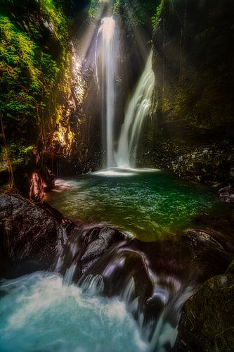 Adembenemende Gitgit watervallen in Bali van Ardi Mulder