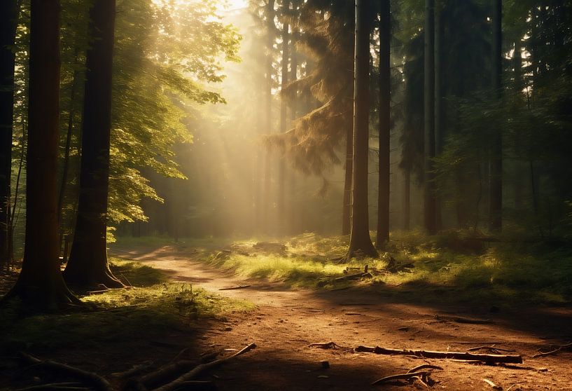 Paysage d'automne par fernlichtsicht