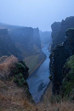 Cliff in IJsland van PeetMagneet