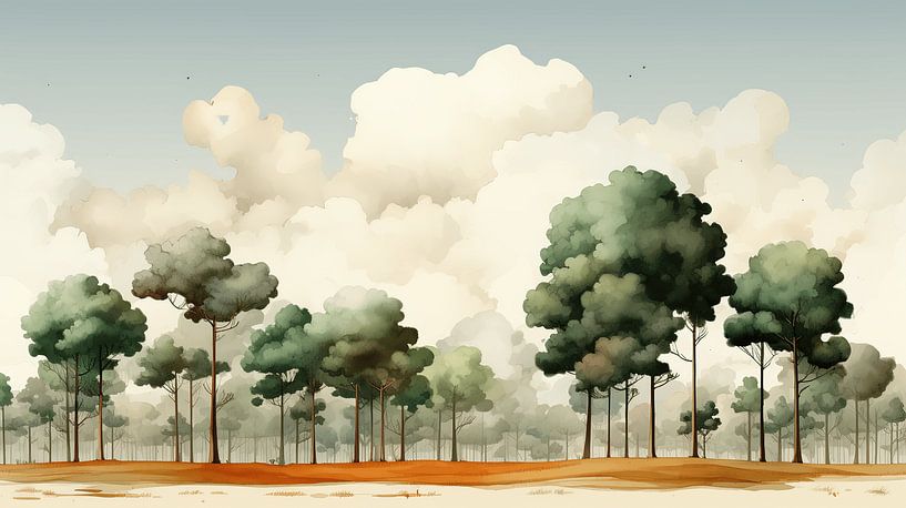 Tranquility on Canvas by Art Lovers