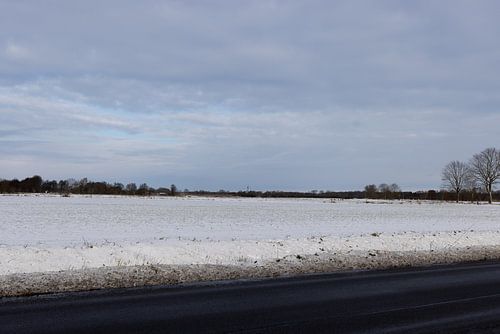Een zonnige winterdag op de Ems
