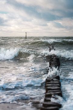 Sturm an der Ostsee von Nils Steiner