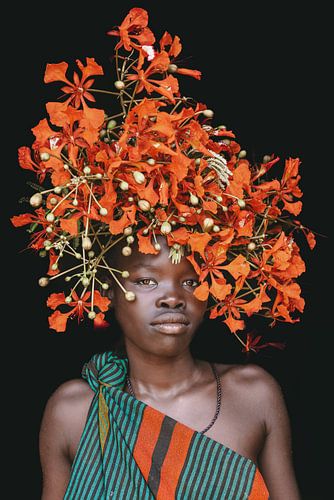 Couronné de fleurs
