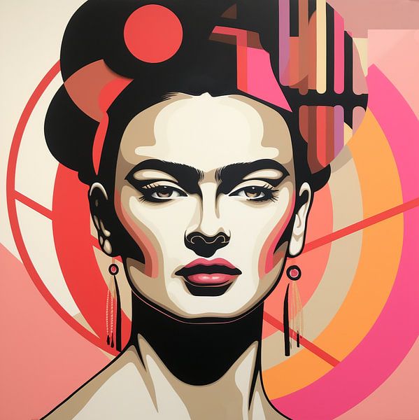 Frida circles and lines by Bianca ter Riet