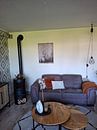 Customer photo: Still life with blossom in neutral earth tones by Japandi Art Studio