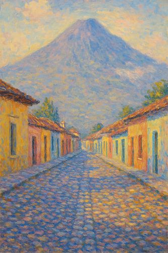 Antigua Morning Impression – The Volcano’s Quiet Watch