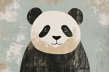 Schattige panda in moderne stijl van Imperial Art House