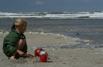 Genieten aan het strand.