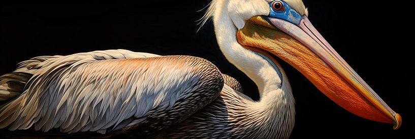 Black Pelican Artwork by ARTEO Paintings