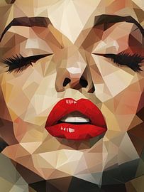 Portrait abstrait moderne sur SPEQ ART