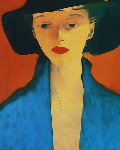 Tekening van een Engelse edelvrouw