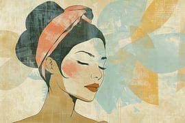 Abstract Painting Woman by Poster Art Shop