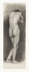 Standing Female Nude, seen from the Rear, Johan Braakensiek by Atelier Liesjes