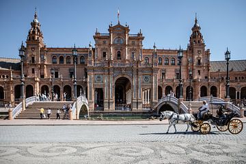 Plaza de Espana in Sevilla van Eric van Nieuwland
