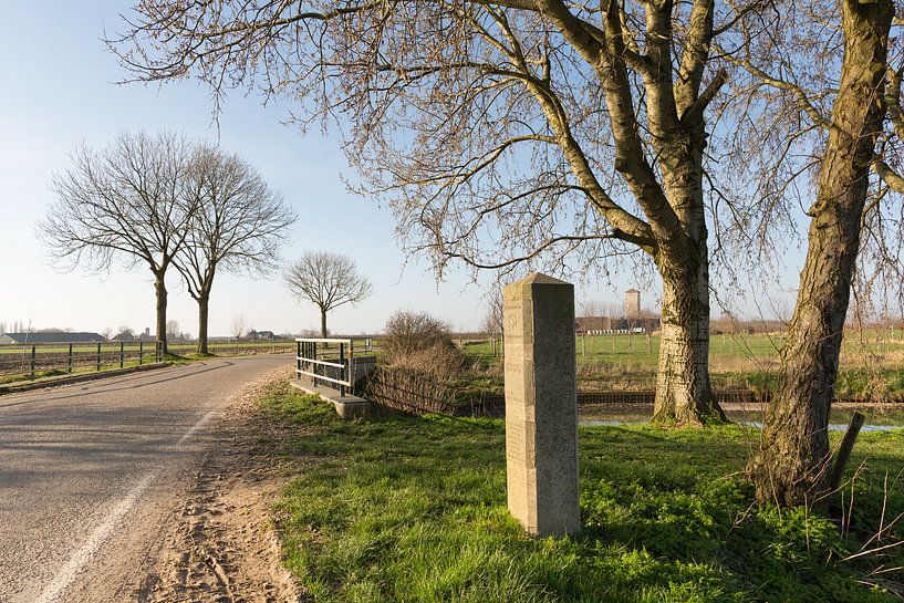 Grenspaal Romeinse Limes by Marijke van Eijkeren