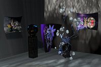 Kleine Galerie mit Skull