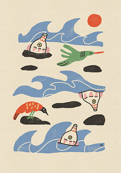 Whimsical Ocean Creatures