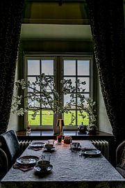 A set table at an inn by Jurjen Jan Snikkenburg