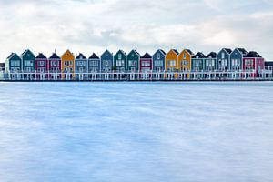 Gekleurde huizen in Houten van Thomas van Galen