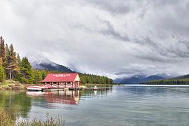 Kanada, Maligne-See von Rene Verschuren