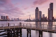 Sunrise in Rotterdam van Ilya Korzelius thumbnail