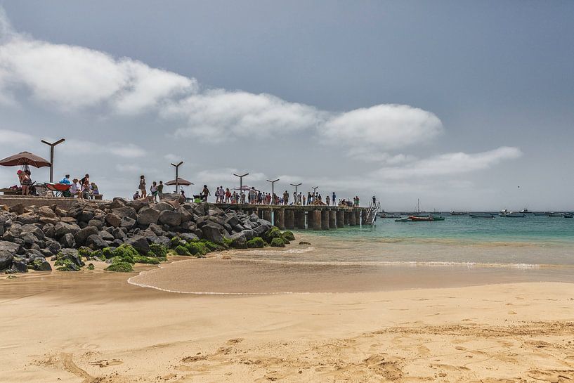 Cape Verde, off the coast of Senagal, the island of Sal with its fresh colours by ingrid schot