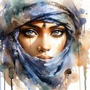 Mächtige Tuareg-Frau #3 von Chromatic Fusion Studio Miniaturansicht