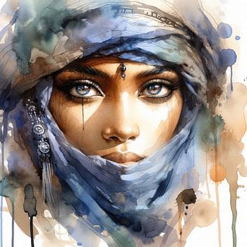 Femme touareg puissante #3