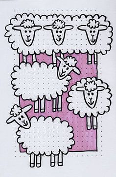 Sheep Pink by Patricia's Creations